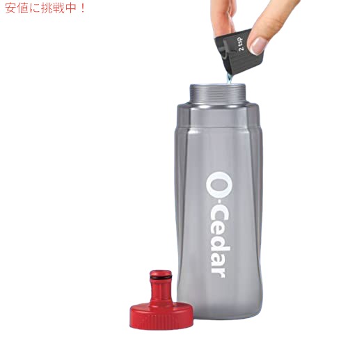 O-Cedar ProMist MAXスプレーモップ、2つの追加リフィル付きPMM、赤_3