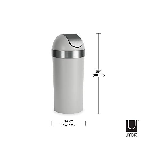 Umbra 高さ35インチの大型ゴミ箱、グレー_1