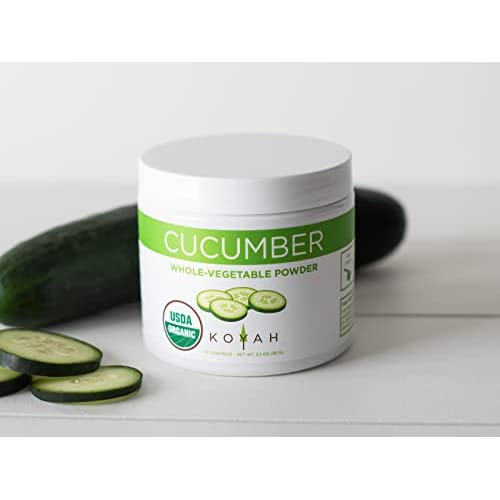 KOYAH オーガニックUSA栽培キュウリパウダー（1スクープ= 1/2カップ