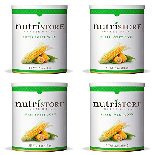 ニュートリストア フリーズドライ コーン4パック緊急食品貯蔵用品 スナックや家庭料理に最適