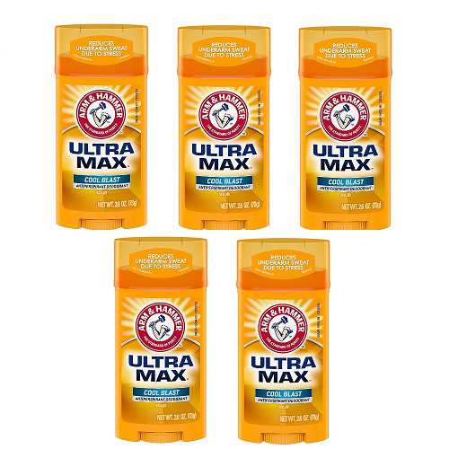 【5個】アーム＆ハンマー デオドラント[クールブラスト] Arm & Hammer ULTRAMAX ソリッド 73g