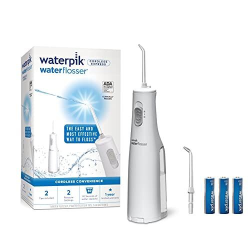 Waterpik コードレス ウォーター フロッサー 電池式 & ポータブル