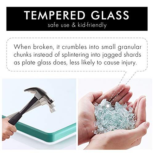 KES アルミ バスルーム ガラス棚 強化ガラス 長方形 1段 極厚 シルバー 壁掛け式 A4126A