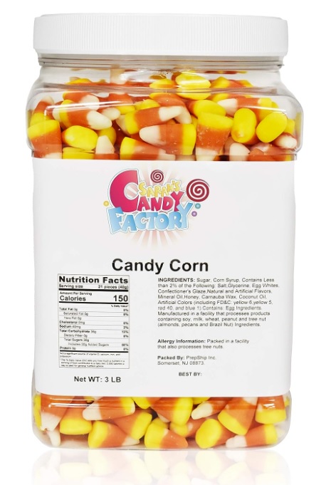 アメリカのお菓子 キャンディーファクトリー Candy Factory キャンディーコーン Candy Corn 大容量3lb
