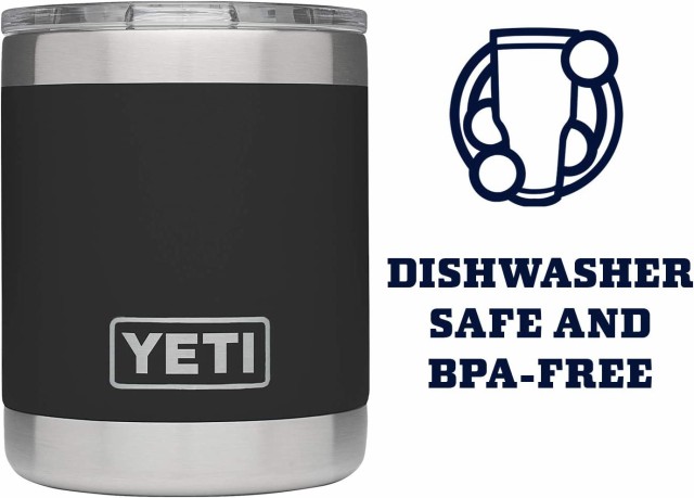 YETI Rambler 10 oz Lowball BLACK / イエティ ランブラー 10oz