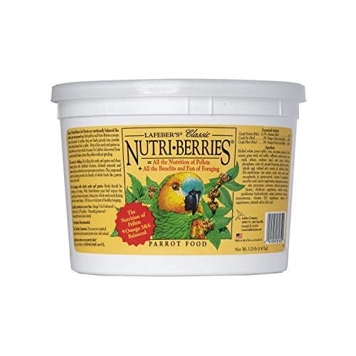 Lafeber Classic Nutri-Berry ペット バード フード　オウム用、3.25 ポンド