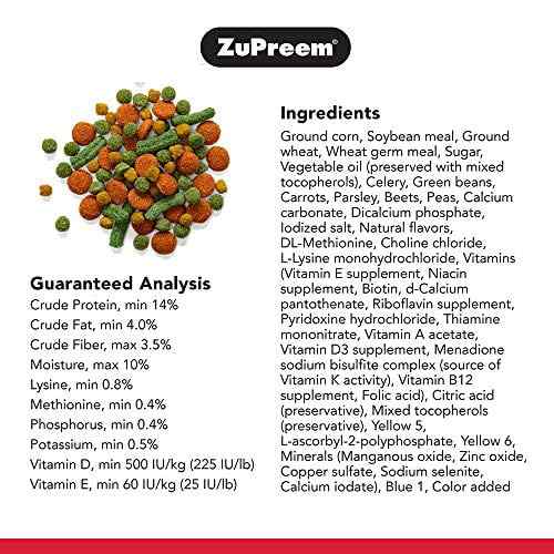 ZuPreem VeggieBlend スマート ペレット バード フード オウム & インコ用、3.25 ポンド バッグ (2 個パック) の通販は