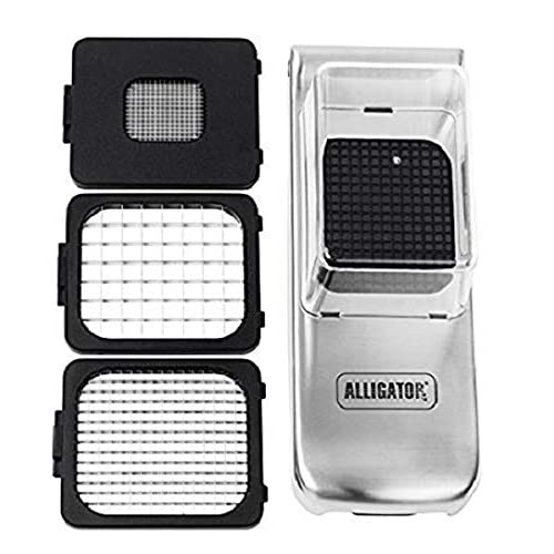 Alligator 野菜チョッパー ステンレススチール構造と鋭いスチールブレード