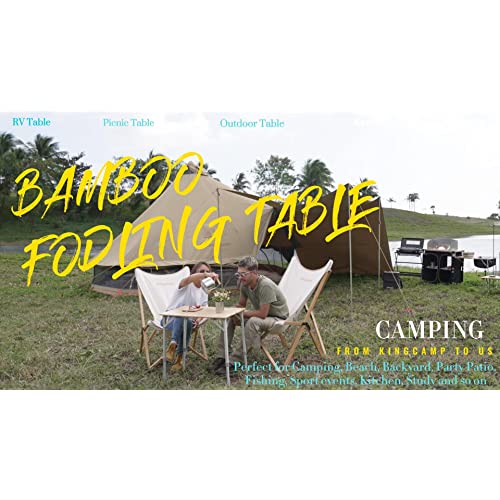 KingCamp 竹製折りたたみテーブル 楽天市場】KingCamp キャンプ テーブル アウトドア 折り畳み 高さ無