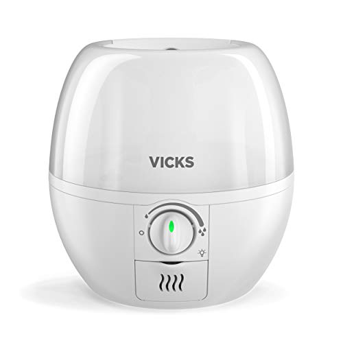 ひかり Vicks フィルター不要の 3-in-1 SleepyTime 加湿器 ホワイト