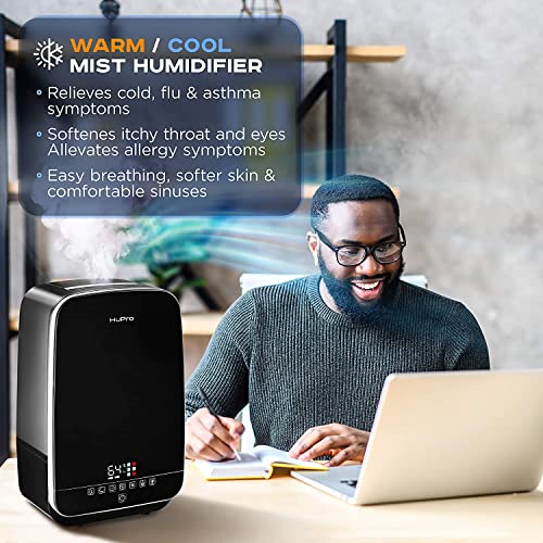 ヒュープロ 加湿器  5.5L 大容量 静音 フィルター付き