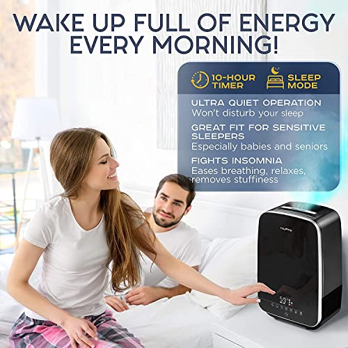 ヒュープロ 加湿器  5.5L 大容量 静音 フィルター付き