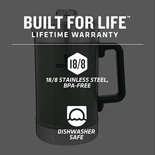 Stanley 10-02888-007 ザ ステイホット フレンチ プレス ハンマートーン グリーン 48OZ / 1.4Lの通販はau PAY  マーケット - LAエクスプレス | au PAY マーケット－通販サイト