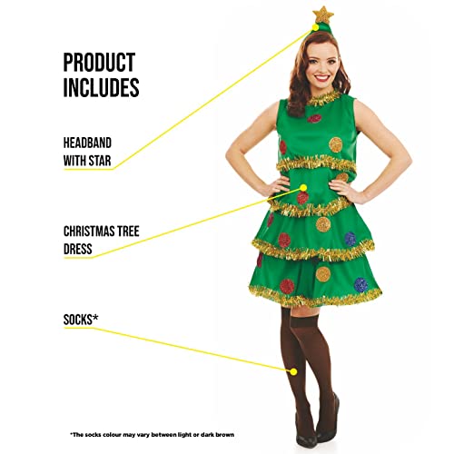 Fun Shack 大人用クリスマスツリーコスチューム 女性用 サイズ M Fun Shack 大人用クリスマスツリーコスチューム 女性用 サイズ M