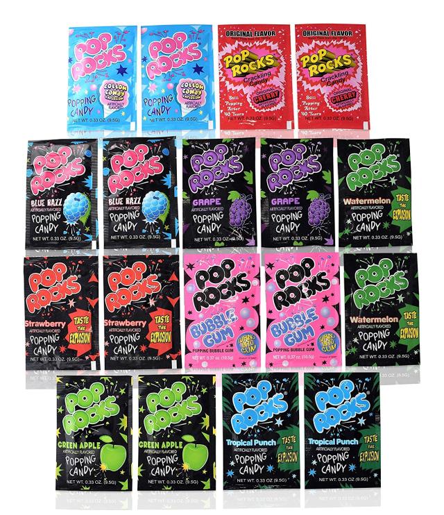 Pop Rocks ポップロックスポッピングキャンディ バラエティ パック 36個 9フレーバー