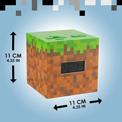 Paladone Minecraft 目覚まし時計 公式ゲーム音楽付き マルチカラー