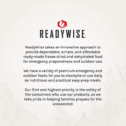ReadyWise 緊急食糧供給 フリーズドライ フード 賞味期限20年 120食分_5
