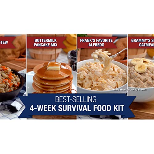 4Patriots  Food Supply - 4 週間キット - フリーズドライ食品 - 25 年の賞味期限 4Patriots Food Supply - 4 週間キット - フリーズドライ食品 - 25 年