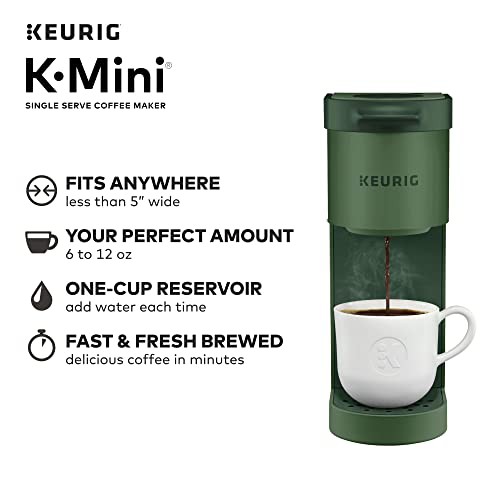 Keurig K-Mini コーヒー メーカー、シングル サーブ K カップ ポッド ...