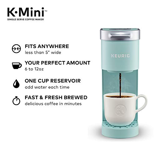 Keurig K-Mini コーヒー メーカー、シングル サーブ K カップ ポッド コーヒー ブリューワー、6 〜 12 オンス オアシス_1