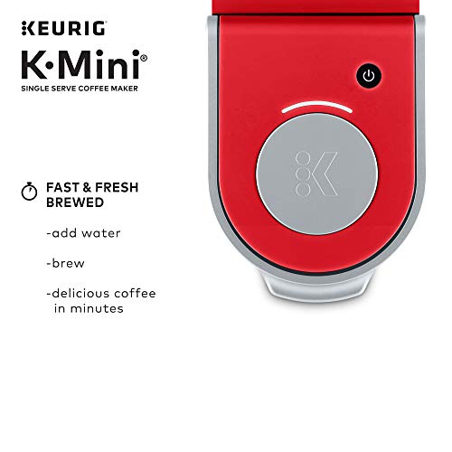 Keurig K-Mini コーヒー メーカー、シングル サーブ K カップ ポッド コーヒー ブリューワー、6 〜 12 オンス ポピーレッド_3