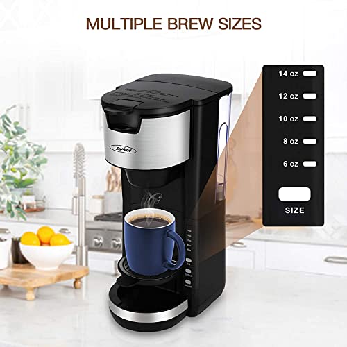 Sunvivi シングルサーブコーヒーメーカー ブラック_4