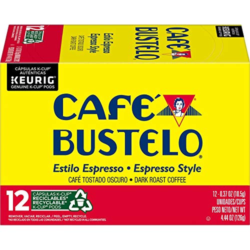 Caf? Bustelo エスプレッソ スタイル ダーク ロースト コーヒー 12 カウント (6 パック)_1