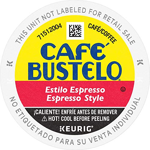 Caf? Bustelo エスプレッソ スタイル ダーク ロースト コーヒー 12 カウント (6 パック)