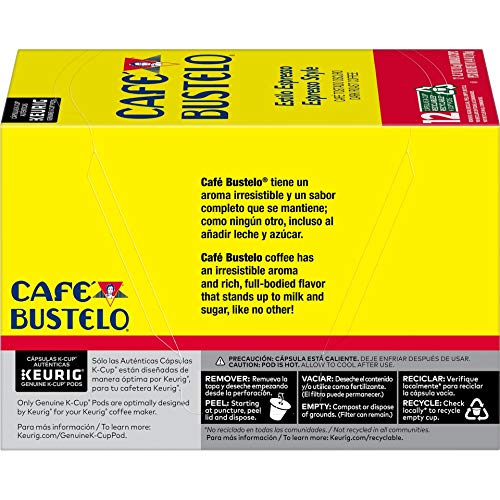 Caf? Bustelo エスプレッソ スタイル ダーク ロースト コーヒー 12 カウント (6 パック)_2