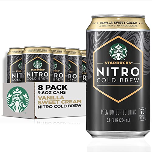 Starbucks ニトロコールドブリュー, バニラスイートクリーム 9.6 fl oz 缶 (8 パック)の通販は 6,980円