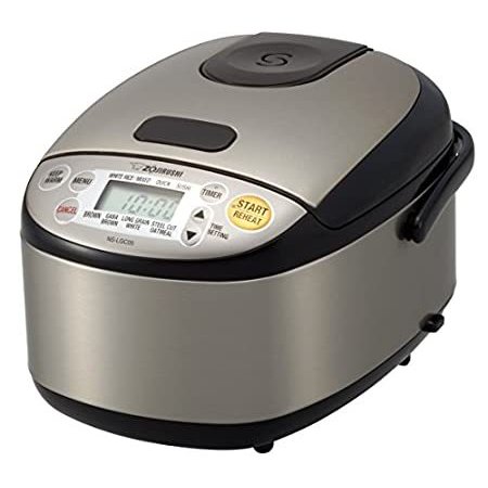 その他キッチン家電 Zojirushi NS-LGC05XB Micom Rice Cooker & Warmer, Stainless Black by Zojirushi