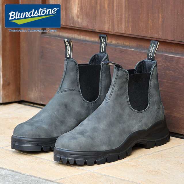 ブランドストーン サイドゴアブーツ ラグブーツ ラスティックブラック レディース メンズ Blundstone LUG BOOT RUSTIC  BLACK ワークブー｜au PAY マーケット