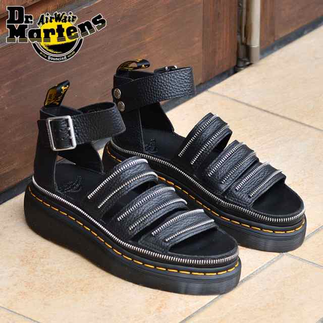 ドクターマーチン サンダル ストラップ クラリッサ2 クアッド ブラック 国内正規品 Dr.Martens CLARISSA II QUAD HDW  30733001｜au PAY マーケット