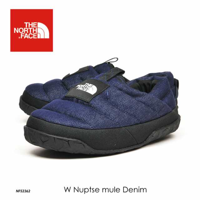 THE NORTH FACE W NUPTSE MULE DENIM ノースフェイス ヌプシ ミュール