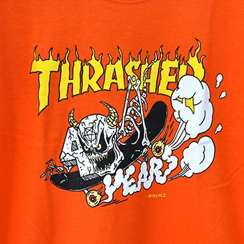 レア 廃盤 US企画 THRASHER NECK FACE Tシャツ