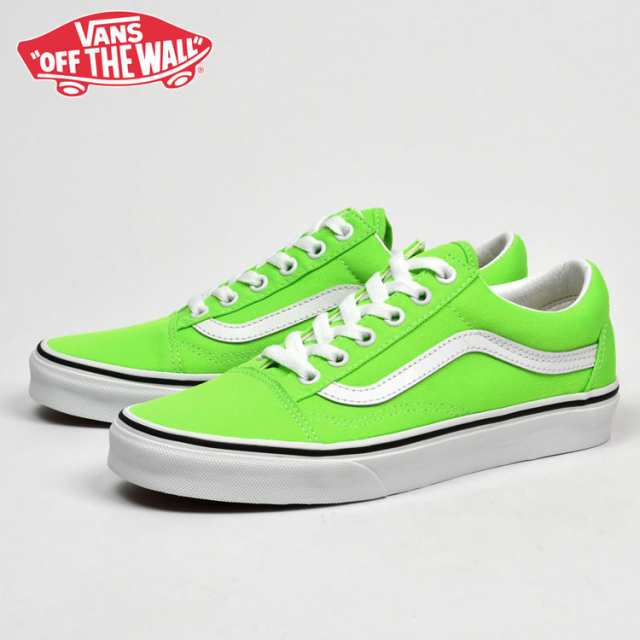 vans old skool neon green