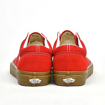 バンズ オールドスクール VANS スニーカー VANS USA STYLE 36 GUM RED