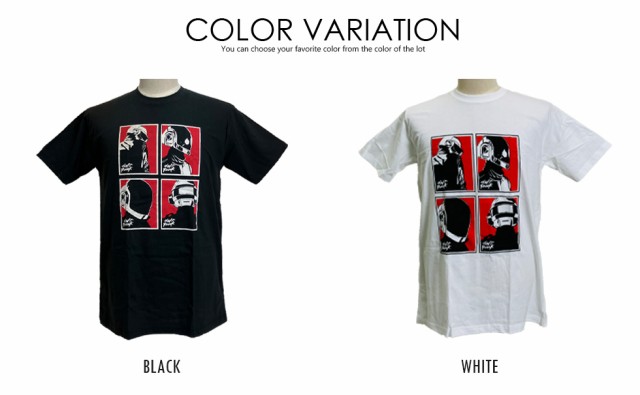 Daft Punk グラフィック Tシャツ ダフト パンク 4ロボット Daft Punk グラフィック Tシャツ ダフト パンク 4ロボット