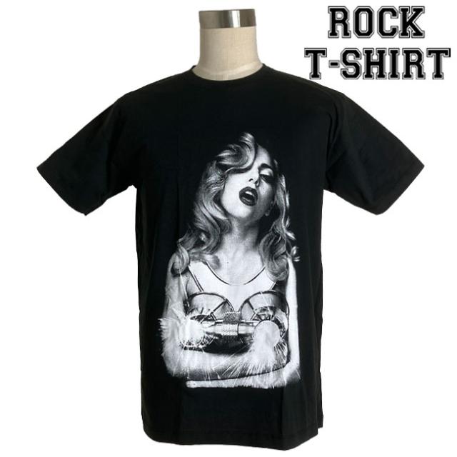 ꧁極美品꧂LADY GAGA巨大 レディーガガ　バックプリント入りTシャツ XL Amazon | 公式 レディー・ガガ ザ・フェイム Tシャツ | Tシャツ