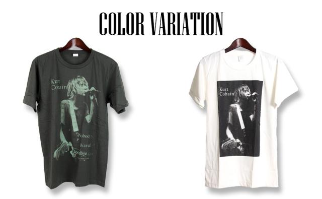ヴィンテージ風 Kurt Cobain Tシャツ カート・コバーン 半袖 ロックT