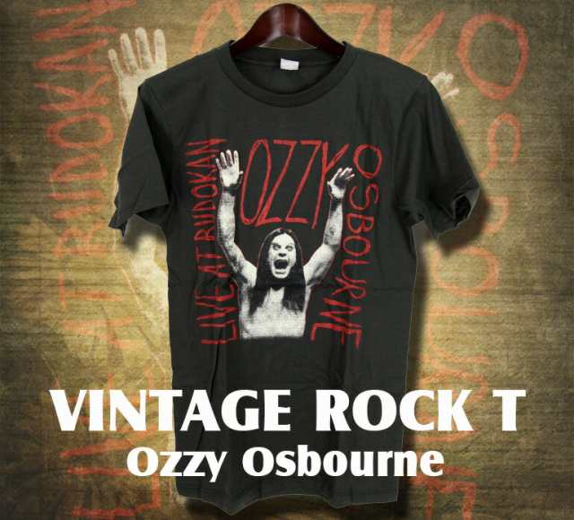 古着テイストロックTシャツ Ozzy Osbourne オジー オズボーン バンドT