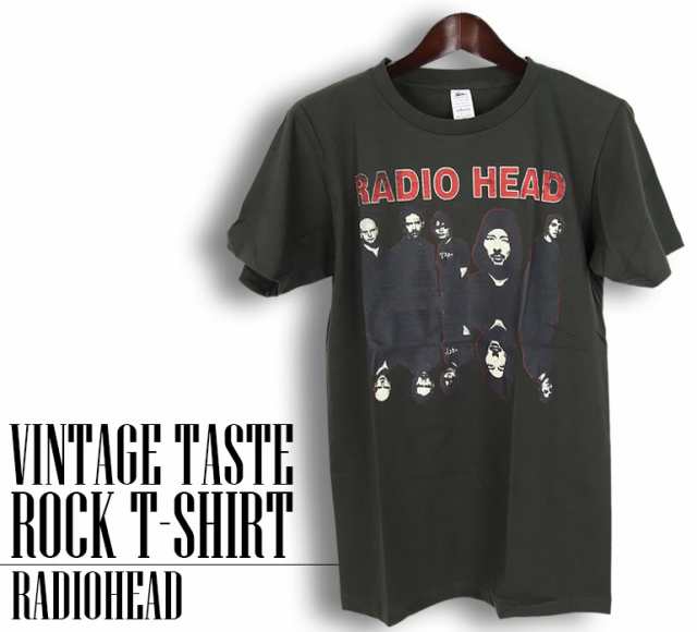 ヴィンテージ風 Radiohead Tシャツ レディオヘッド ロックTシャツ ...