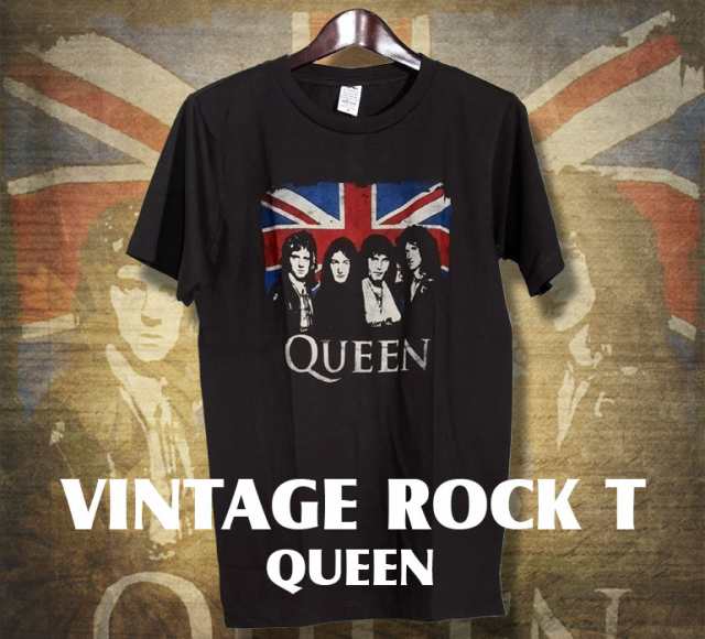 古着テイストロックTシャツ QUEEN クイーン フレディ マーキュリー