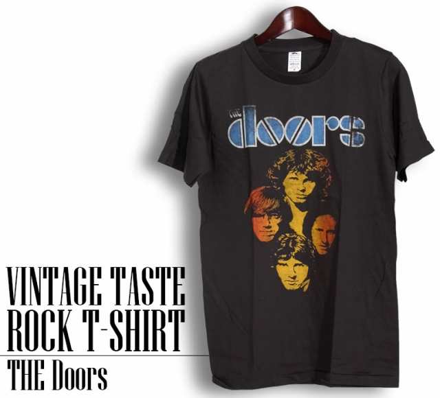 ヴィンテージ風 Doors Tシャツ ドアーズ ロックTシャツ バンドTシャツ メンズ レディース ロックT バンドT バンT ロゴ バンド ロゴT  ダン｜au PAY マーケット