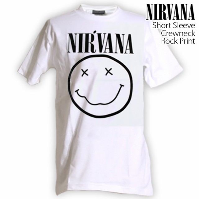 Nirvana Tシャツ ニルヴァーナ ロックTシャツ バンドTシャツ ニルバーナ ニコちゃん 半袖 メンズ レディース かっこいい バンT ロックT  ｜au PAY マーケット