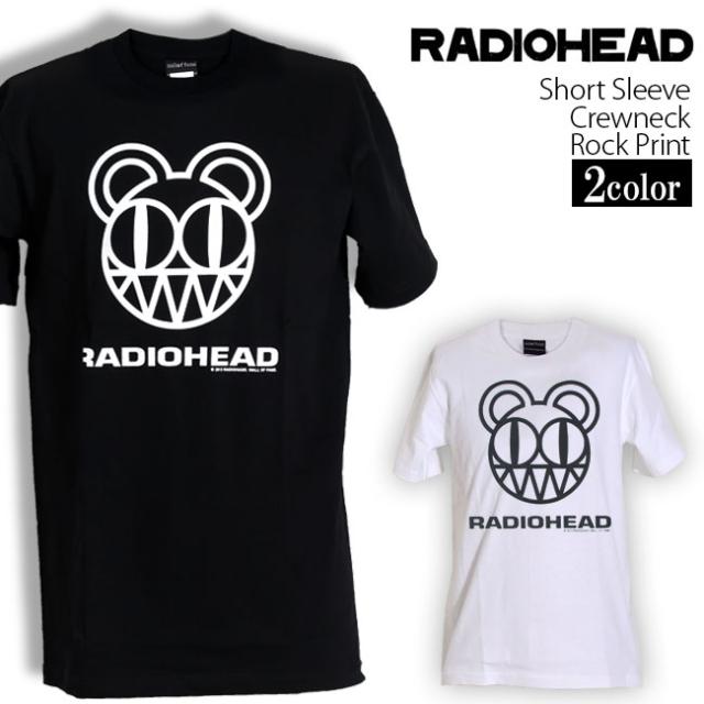 Radiohead Tシャツ レディオヘッド Simple Bear ロックTシャツ バンドT