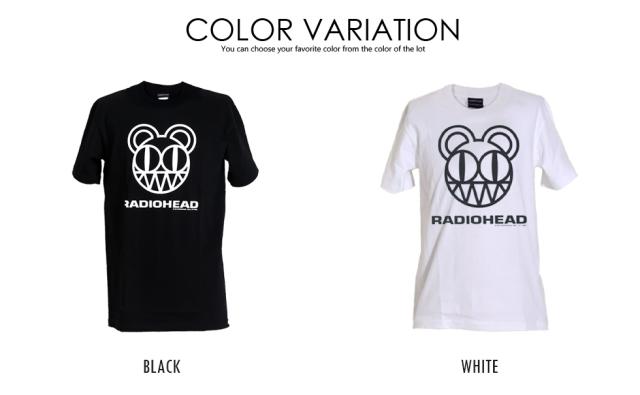 Radiohead Tシャツ レディオヘッド Simple Bear ロックTシャツ バンドT