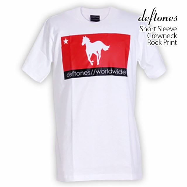Deftones Tシャツ デフトーンズ ロックTシャツ バンドTシャツ White Pony 半袖 メンズ レディース かっこいい バンT ロックT  バンドT ダ｜au PAY マーケット