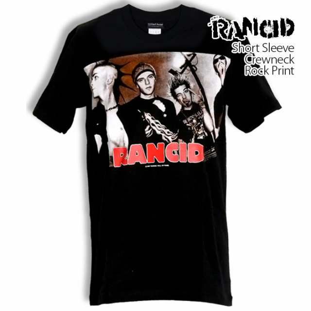 Rancid Tシャツ ランシド ロックTシャツ バンドTシャツ 半袖 メンズ レディース かっこいい バンT ロックT バンドT ダンス ロック  パンク｜au PAY マーケット