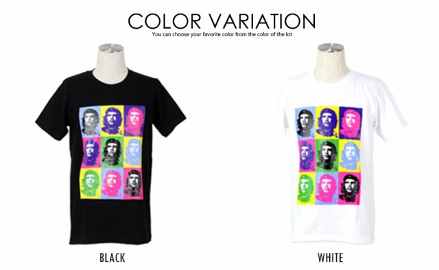 Che Guevara Tシャツ チェ・ゲバラ カラフル ロックTシャツ Che Guevara Tシャツ チェ・ゲバラ カラフル ロックTシャツ